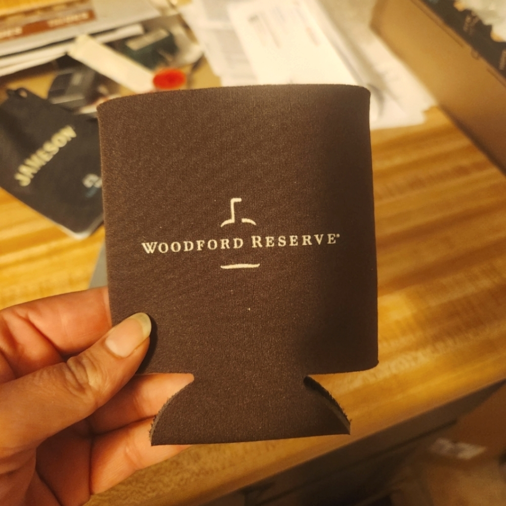 Woodford reserve drink cozy